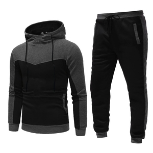 Survêtement homme tendance, coupe slim, idéal pour l'entraînement, confortable, coupe-vent, en coton. - Product Image 2