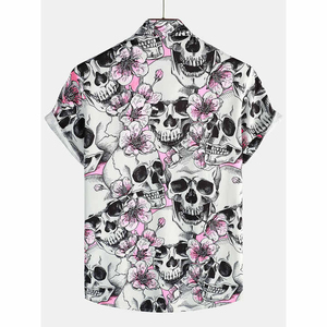 Chemises hawaïennes pour hommes en twill 100% coton de haute qualité à manches courtes - Respirantes, séchage rapide, vêtements décontractés d'été, prix d'usine - Product Image 4