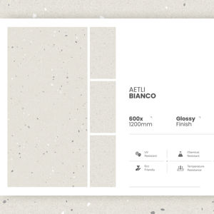 Azulejo de porcelana premium con acabado brillante para pisos y paredes, 600x1200 mm, 24x48, losa grande, diseño moderno de lujo para interiores y exteriores, hotel, villa - Product Image 1