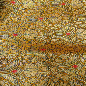 Tela de brocado banarasi de diseño - Product Image 1