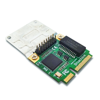 Carte réseau Gigabit Ethernet haute vitesse OEM pour serveur, interface NIC MiniPCIe vers RJ45, port unique