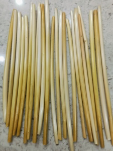 Premium Eco-Friendly Natural Rye Straw for Marquetry 50-Piece Handful <b>Pack</b> Handmade Craft Raw Material for Furniture Decoration - Product Image 5