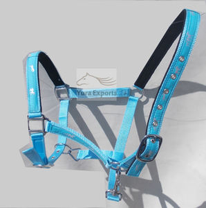 Licou cheval en NYLON PP, couleur double tons, entièrement réglable - Product Image 2