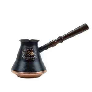 Cafetera Turca Hecha a Mano, Cafetera de Cobre y Latón, Tetera de Café Tradicional de Estilo Otomano Pequeña para Uso Doméstico - Product Image 5