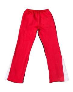 Pantalones Deportivos Negros para Hombre, Corte Recto, Cintura Elástica, con Rayas Laterales, Estilo Casual - Product Image 5
