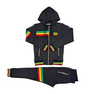 PREDATEX INDUSTRIES - Conjunto Deportivo 2 en 1 con Diseño Arcoíris, Sudadera con Cremallera y Pantalones Deportivos, Ligero y Transpirable, Tejido de Poliéster/Algodón - Product Image 4