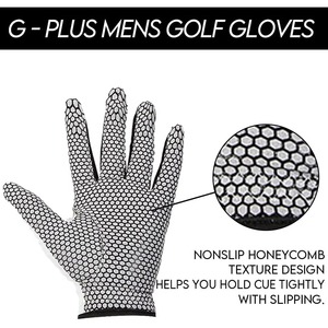 Gants de golf en cuir Cabretta blancs respirants, antidérapants, pour droitier, unisexe, à enfiler - Product Image 4