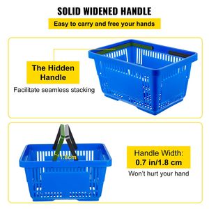 12-Storey Set <b>Plastic</b> Shopping <b>Baskets</b> Iron Stand 16.9 X 11.8 X 8.7 Inches 42.8 X 30 X 22 cm 16.9 X 11.8 X 8.7 In/42.8 X 30 X 22 - Product Image 4
