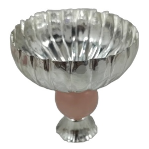 Cuenco de latón de tendencia con Base de resina para el hogar, Hotel, restaurantes, mesa y vajilla, cuencos para servir frutas de Color plateado - Product Image 2