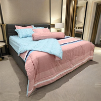 Cloudland Qinghuan imprimé Designer 100% drap de lit coton housse de couette ensembles de literie de luxe taie d'oreiller reine 3 pièces