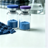 Poudre bleue de peptide de cuivre GHK Cu de haute pureté 99% WV |   Matières premières pour soins de la peau et cosmétiques (CAS 89030955)