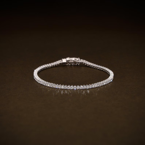 2 mm Lab Grown Diamond Tennis Bracelet Unisex IGI Certified 14K <b>Gold</b> Brilliant Cut 3 GRMS Elegant Wedding <b>Party</b> Jewelry Gift - Product Image 5