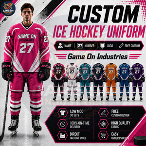 High Performance Apparel OEM Private Label Custom Ice Hockey Teamwear Wholesale Sports Jersey Matching Pants Athletic Uniform - Product Image 4