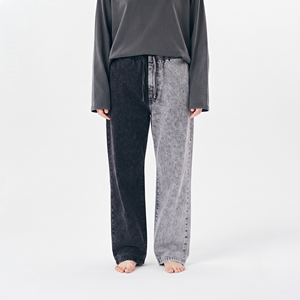 Joggers surdimensionnés décontractés pour femme, bicolores, effet délavé, coupe ample, style streetwear - Product Image 4