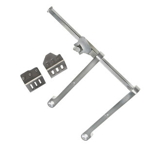 Retractor manual de costillas de grado quirúrgico con 2 cuchillas de acero inoxidable alemán, instrumentos quirúrgicos reutilizables - Product Image 5