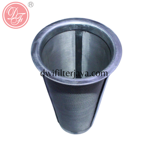 Filtre à cartouche en maille métallique perforée en acier inoxydable SS304 / Panier filtrant avec taille et couleur personnalisables - Product Image 1