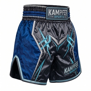 Custom Made Muay Thai <b>Boxing</b> MMA Fight Training <b>Shorts</b> Front Premium Polyester/Cotton Quick Dry Durable Breathable Unisex Adult - Product Image 2
