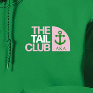   เสื้อฮู้ดปักลาย The Tail Club 13 สีเขียว ผ้าฝ้ายพรีเมียมเนื้อนุ่ม สวมหัว มีฮู้ด แบบยูนิเซ็กส์ - Product Image 6