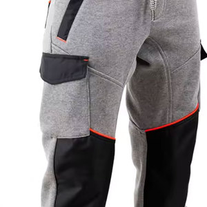 Casual Wear Best Design High Quality Men Summer Breathable Plain Dyed Lightweight 100% Cotton <b>Trousers</b> with Pockets <b>Light</b> Wash - Product Image 6