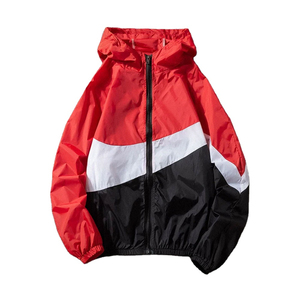 New Design High Quality Men's Sport Rain Zipper Hooded Windbreaker <b>Jacket</b> <b>Canvas</b> Lightweight Nylon windbreaker <b>jackets</b> - Product Image 1