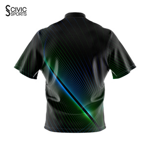 Custom designed bowling jerseys made with ultra-light breathable fabric featuring bold sublimation designs - Product Image 2