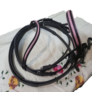 Bridon de cheval en cuir traditionnel, équipement d'équitation haut de gamme, bridons de luxe réglables, vente en gros directe fabricant - Product Image 2