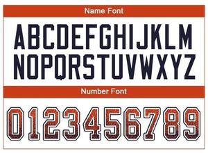 Camiseta de Fútbol Personalizada Naranja, Azul Marino y Blanca, Estilo Drift, Uniforme de Fútbol Transpirable de Malla, Ropa Deportiva de Secado Rápido para Equipos Atléticos - Product Image 6