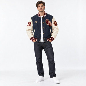 Chaqueta Vaquera Azul Personalizada para Hombre, Estilo Clásico Trucker, Venta al Por Mayor, Marca Privada, Fabricante de Vaqueros OEM - Product Image 4