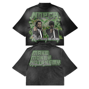 Custom Streetwear Oversized Boxy Fit Cropped T Shirts 240gsm Dtg Printing Tee Tshirt Sun Faded Acid Wash Graphic T-shirt for Men - Product Image 6