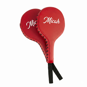 Micah Corporation Custom Logo Durable Cowhide Leather Boxing Paddle <b>Training</b> Target Focus Mitts Muay Thai MMA Kickboxing Martial - Product Image 5