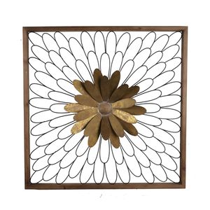 Ashlyn Bloom 30x2x30 Décoration murale Peintures florales pour la maison, salon, cuisine, hall d'entrée, bureau - Product Image 2
