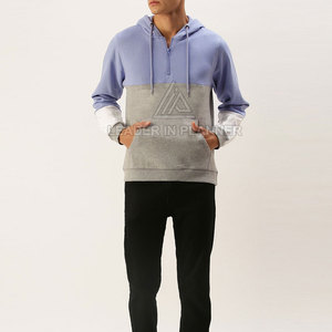 เสื้อฮู้ดดี้ซิปครึ่งตัวผู้ชาย ดีไซน์โดดเด่น ขายดีอันดับต้นๆ คุณภาพสูง ขายส่ง เสื้อฮู้ดดี้ซิปครึ่งตัวผู้ชาย สไตล์สตรีทแวร์ - Product Image 4