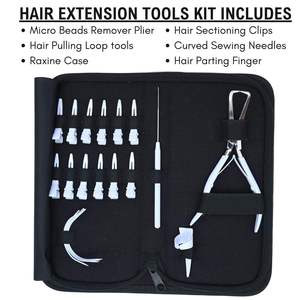 Kit d'outils professionnels pour extensions de cheveux avec pince, crochet et doigt de séparation pour l'installation et le retrait - Product Image 6