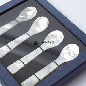 Cuillère à incrustations MOP de qualité supérieure, faite à la main, pour la table, cuillère de service Tradebyd - Product Image 2