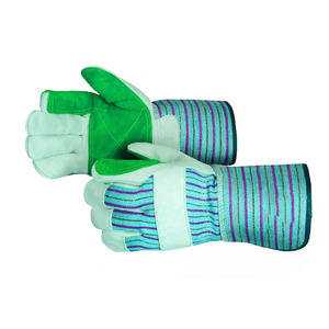 Guantes de Trabajo Reforzados de Piel de Vacuno al por Mayor, Suaves y Cómodos, Protección para las Manos, Guantes para Construcción y Jardinería - Product Image 2