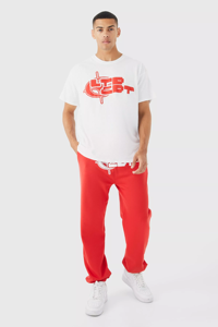 Nouveaux ensembles d'été pour hommes, ensembles décontractés à motifs, t-shirt ample avec short, pantalon court d'extérieur, ensembles de marque pour hommes - Product Image 5