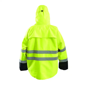 Chaqueta con Capucha de Alta Visibilidad Personalizada, Ropa de Trabajo Reflectante para Construcción, Seguridad, Equipos de Carreteras y Equipos Industriales - Product Image 2
