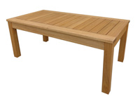 Table à manger traditionnelle rectangulaire en bois massif pliante pour une utilisation en extérieur dans la villa et l'hôpital