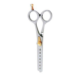 Tijeras de Entresacar Profesionales Tegra Quirúrgicas para Barbero, para Diestros, con Hojas de Acero Inoxidable de 28 Dientes y Mango Mediano - Product Image 5