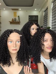 Cheveux bouclés Super Double Drawn avec fermeture/frontale en gros, 100% cheveux non traités dans l'extension de cheveux humains - Product Image 5