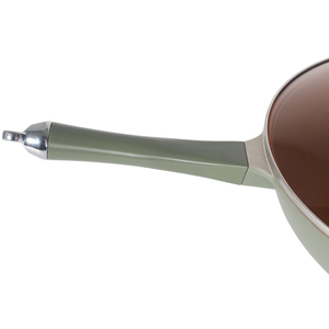 Wok antiadhésif haute performance avec une capacité de 20 L, revêtement céramique, poignée en alliage de zinc, compatible gaz et induction, passe au lave-vaisselle - Product Image 6