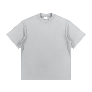 เสื้อยืดโอเวอร์ไซส์ทรงหลวมสำหรับผู้ชาย ผ้าคอตตอนออร์แกนิค 100% น้ำหนัก 240 กรัม ผ้าสองเส้น ปักโลโก้ด้านหน้าได้ตามต้องการ - Product Image 6