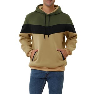 Sweat à capuche pour homme en molleton uni, vente en gros directe usine, personnalisable avec logo, chaud et décontracté - Product Image 2