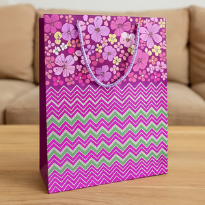 Wholesale Colorful Printed Paper Gift <b>Bags</b> with Rope Handles Custom Shopping <b>Packaging</b> <b>Bags</b> for Boutique Retail - Product Image 5