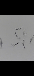 Extensions de cils en vrac Vietking Lash Factory, bouquets préfabriqués effilés 20D, effet mouillé, volume intense, en fibres synthétiques PBT coréennes - Product Image 2
