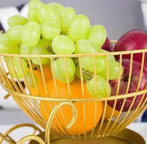 Vintage Bicycle-Shaped Wire Storage <b>Basket</b> – Round Fruit <b>Basket</b> for Kitchen & Dining Table Organizer - Product Image 3