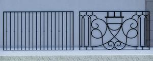 Barandilla de Balcón Moderna de Hierro Forjado y Acero Inoxidable, Baranda de Seguridad Decorativa y Duradera para Uso en Interiores y Exteriores - Product Image 4