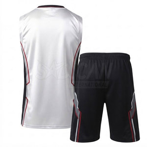 Uniforme de volley-ball classique à manches courtes avec tissu 100% polyester à séchage rapide, coupe confortable pour des mouvements faciles pendant les matchs - Product Image 2