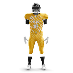 <b>Men's</b> 100% Polyester Moisture Wicking Custom Printed Drawstring Closure American Football Jersey Shorts Set Plus Size Quick Dry - Product Image 5