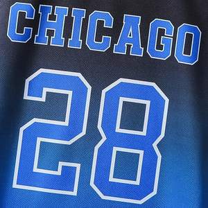 Conjunto de Camisetas de Baloncesto Personalizadas al por Mayor, con Impresión Digital de Logotipo, 100% Poliéster, Secado Rápido, sin Mangas, para Hombre - Product Image 5